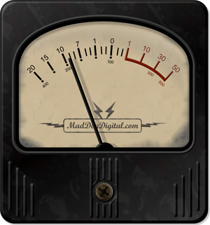 Old bakelite VU meter / Free images from MadDogGraphix.com